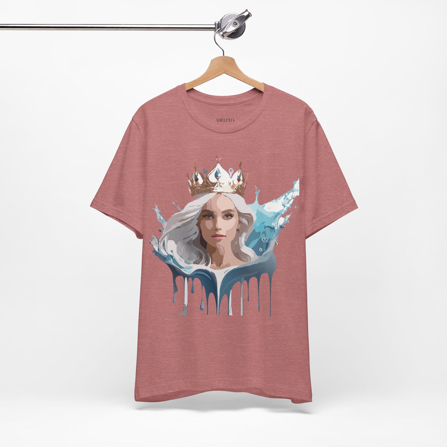 T-Shirt aus natürlicher Baumwolle – Queen Collection