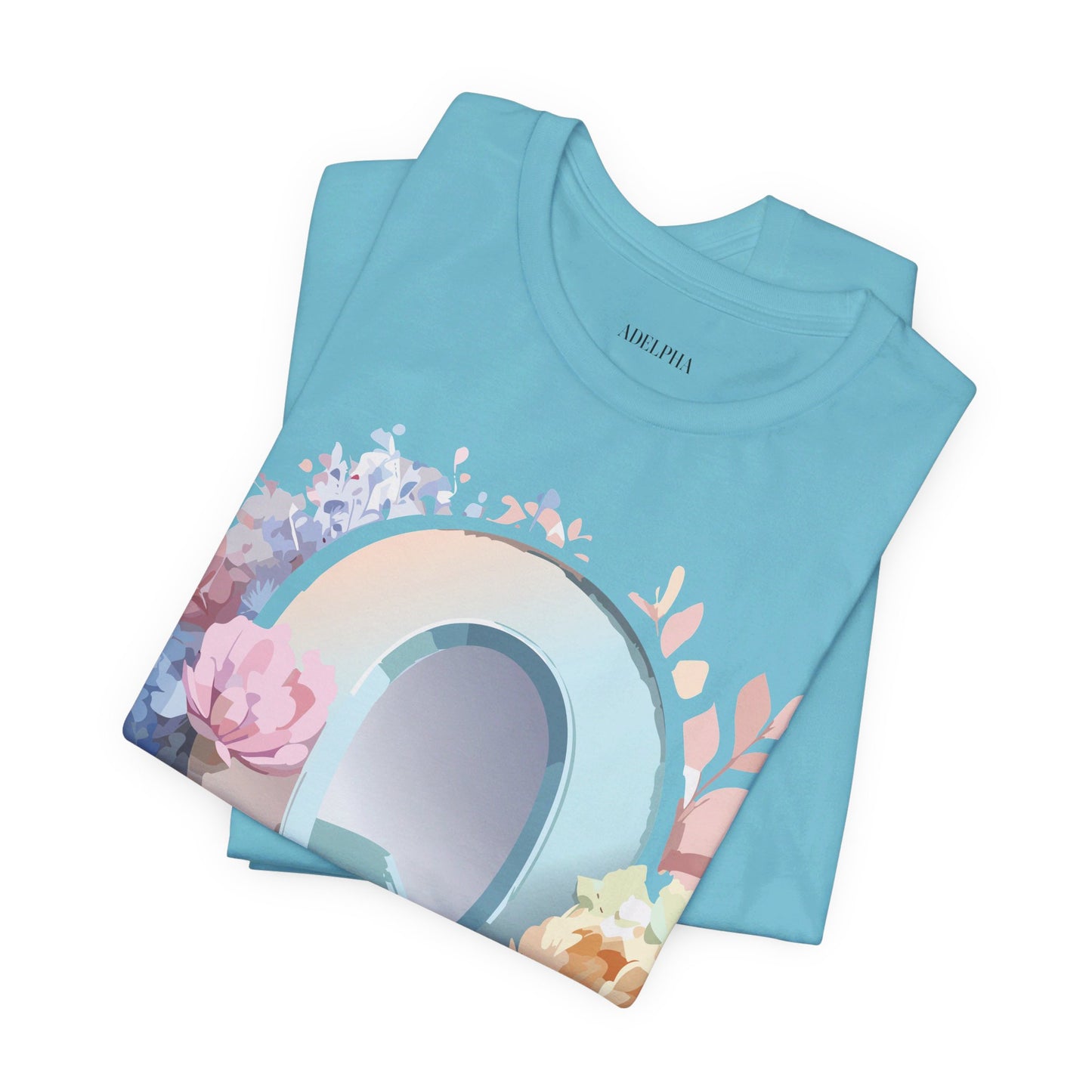 T-shirt en coton naturel - Collection Lettres - Q