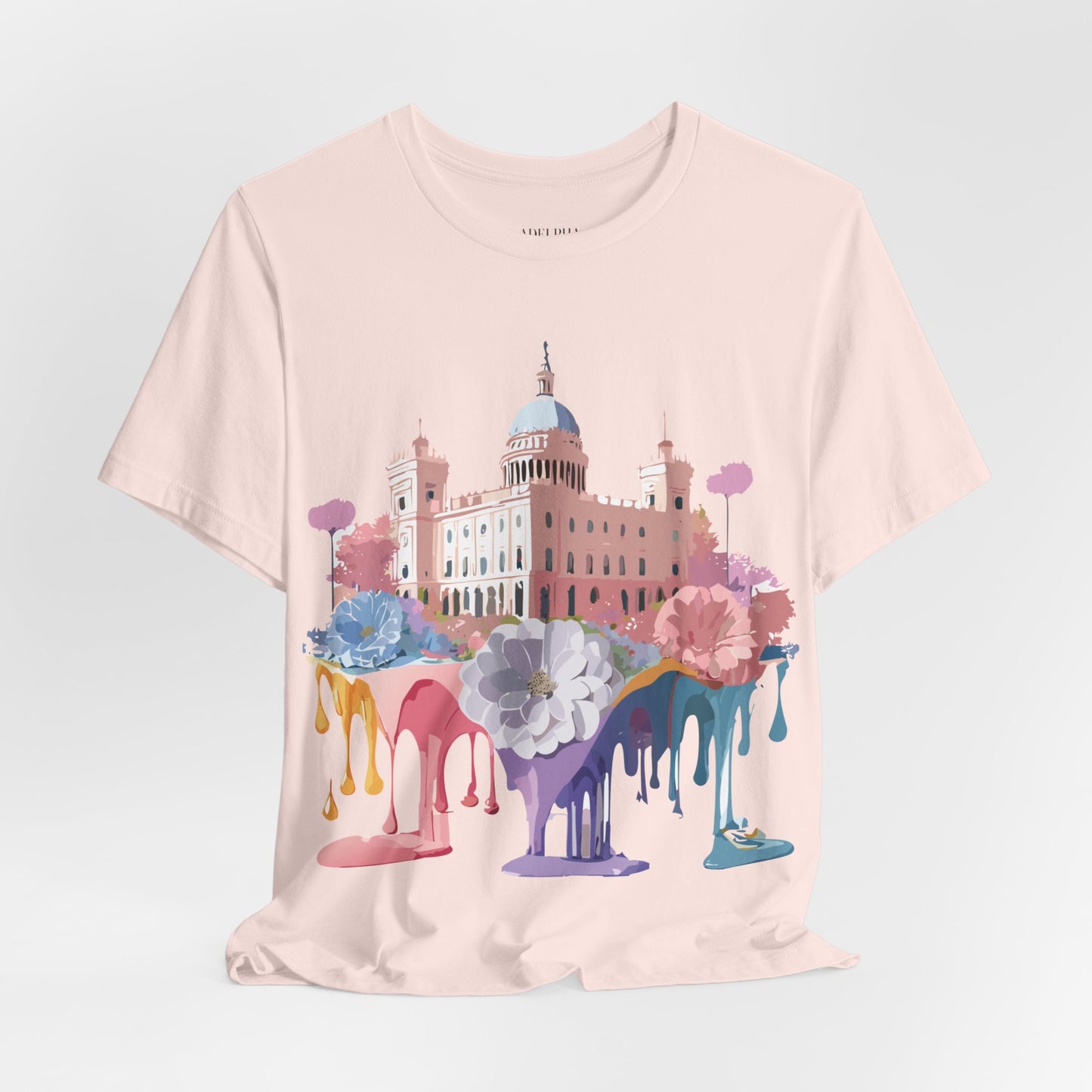 Natural Cotton Tee Shirt - Beautiful Places Collection - Madrid