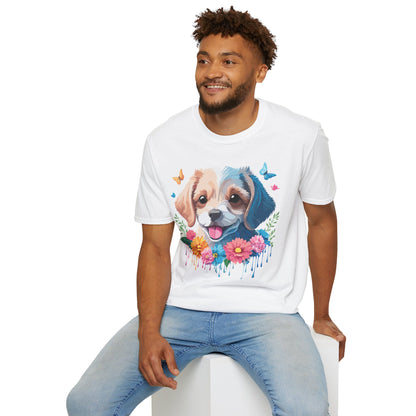 Dog Shirt Unisex Softstyle Tee Gildan 64000 100 Percent Ring Spun Cotton
