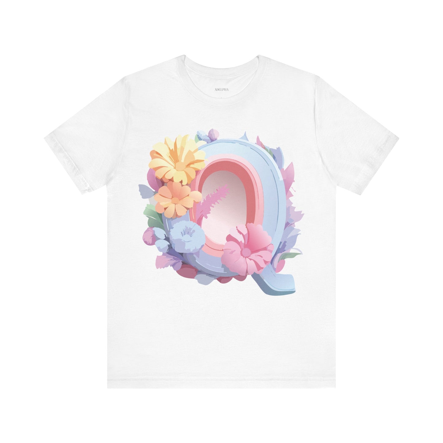 T-shirt en coton naturel - Collection Lettres - Q