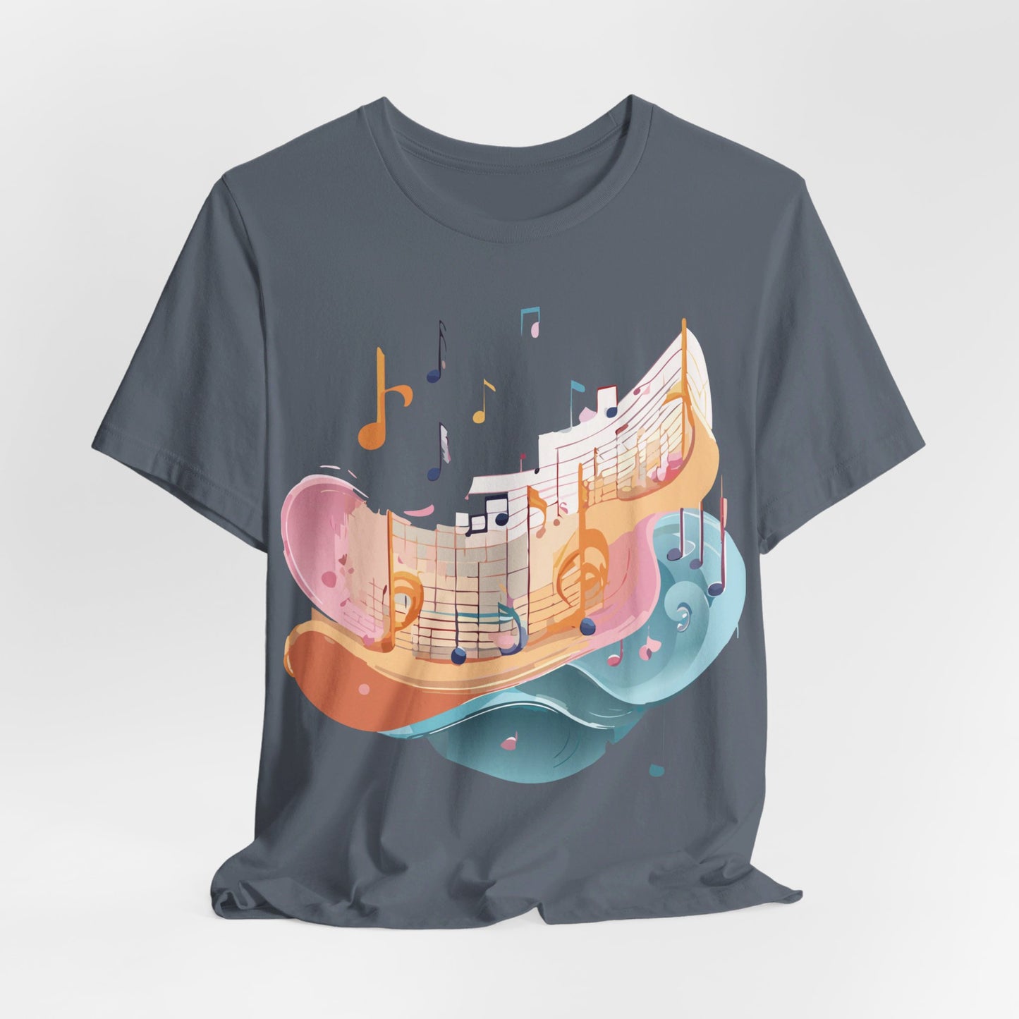 T-shirt en coton naturel - Collection Musique