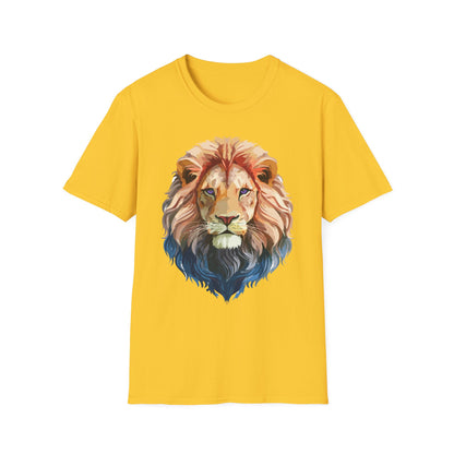 Lion Shirt Unisex Animal Tee Ring Spun Cotton Softstyle Tee Gildan