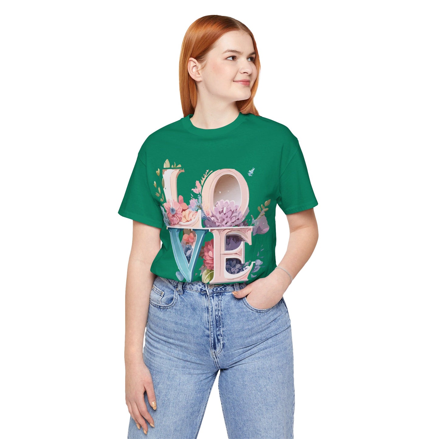 T-Shirt aus natürlicher Baumwolle – Love Story Collection