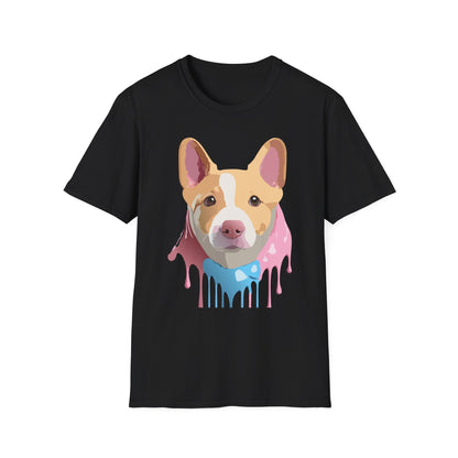 Dog Shirt Unisex Animal Print Tee Cotton T Shirt For Pet Lovers