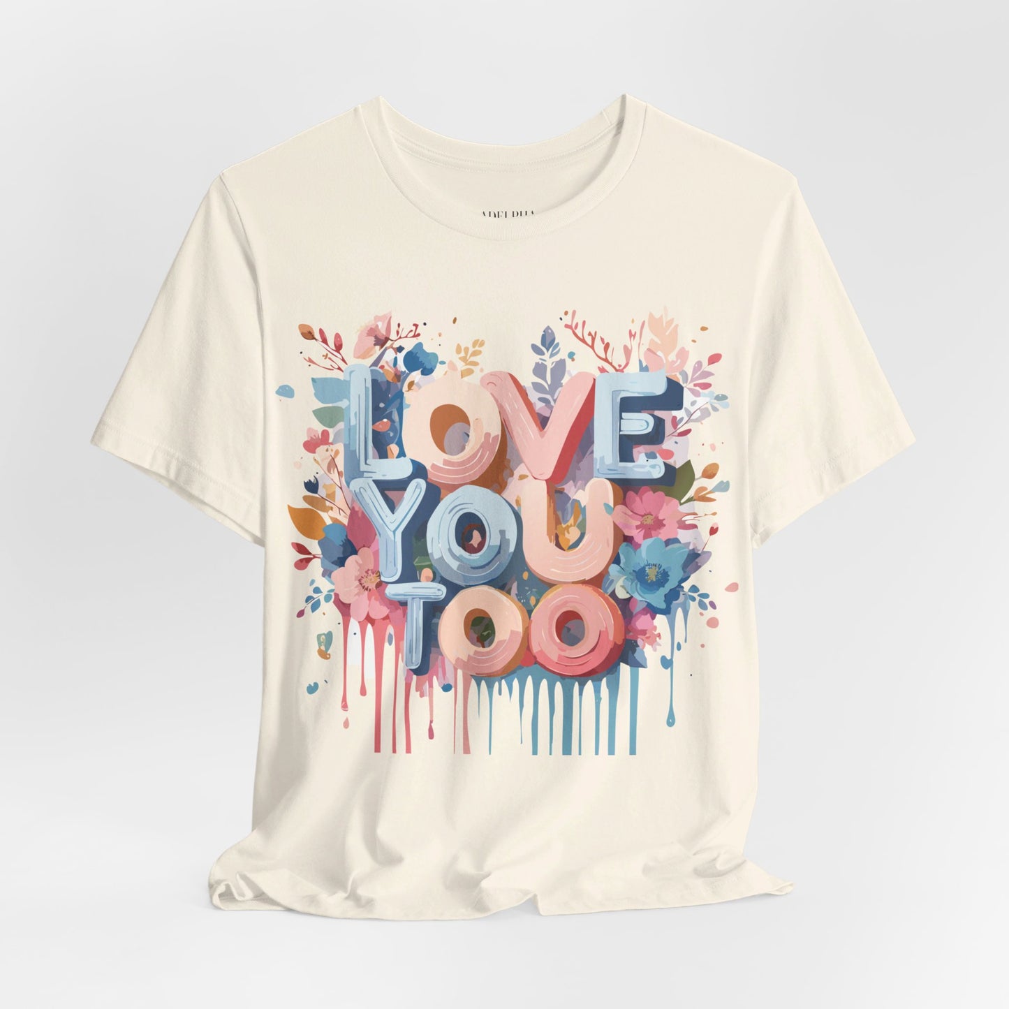 T-shirt en coton naturel - Collection Love story