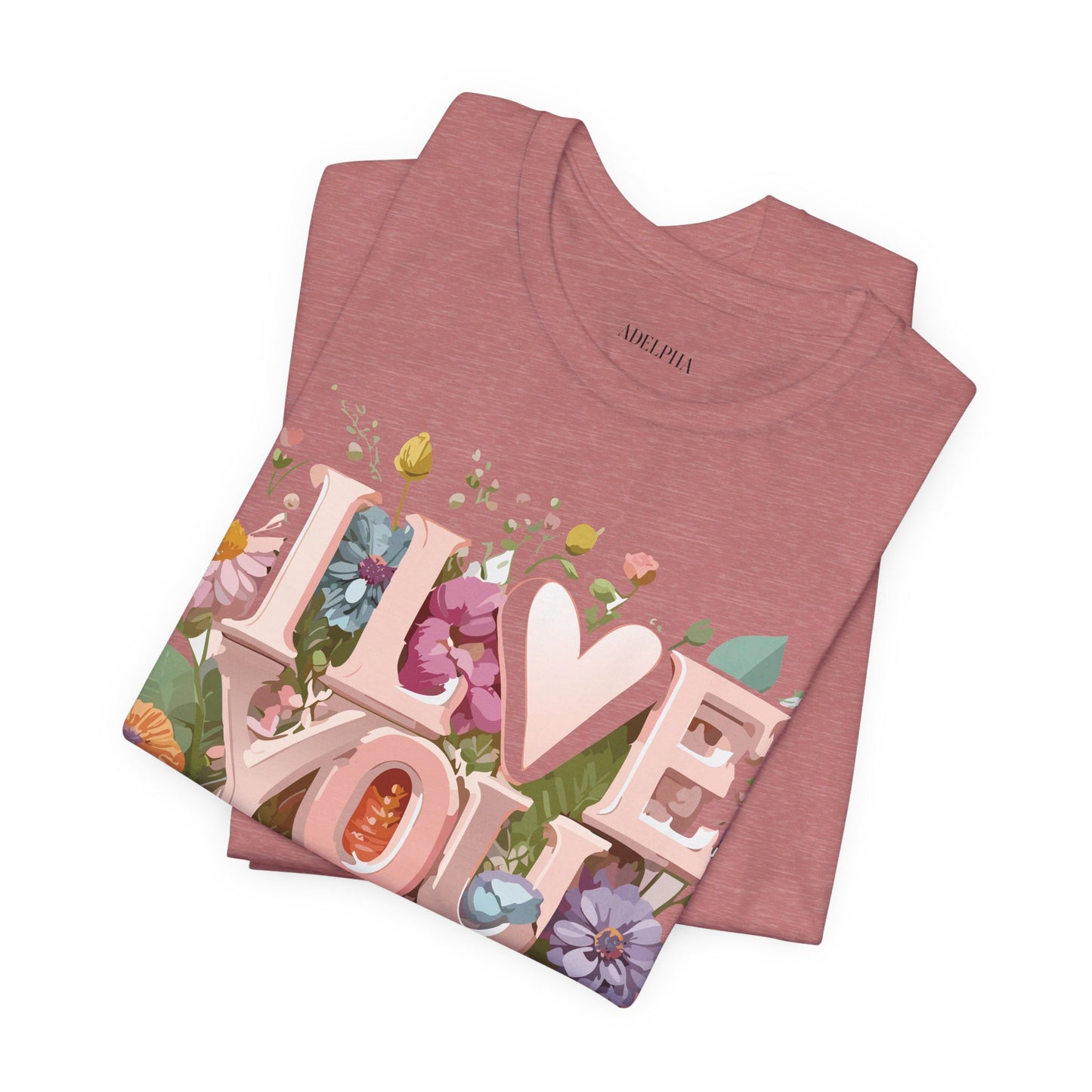 Natural Cotton Tee Shirt - Love story Collection