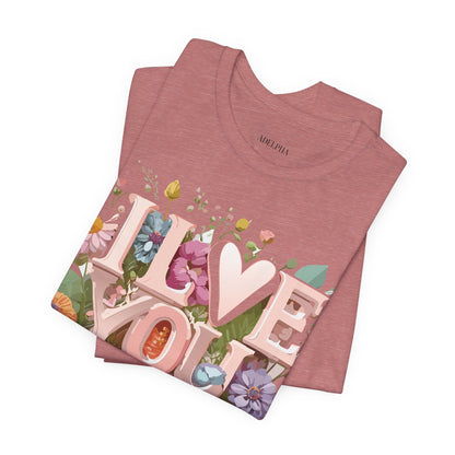Natural Cotton Tee Shirt - Love story Collection Printify