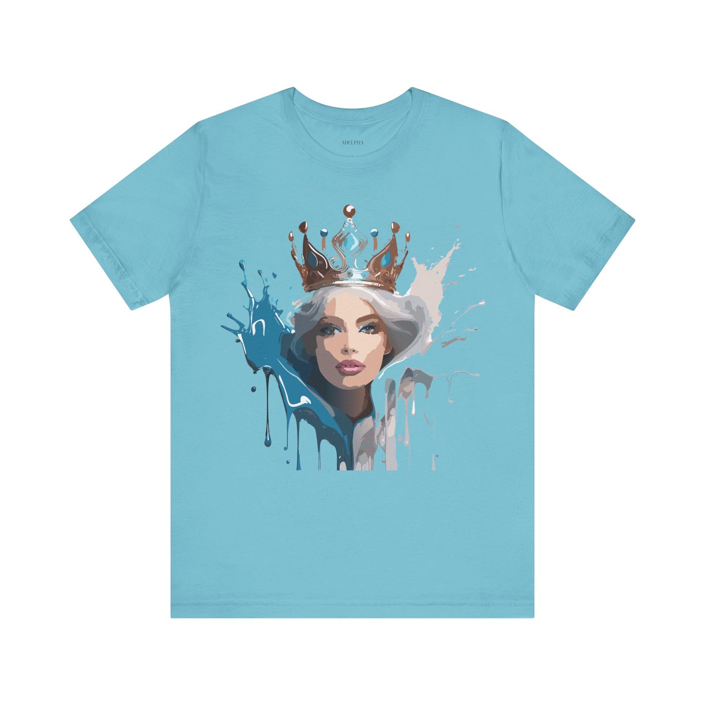 T-Shirt aus natürlicher Baumwolle – Queen Collection