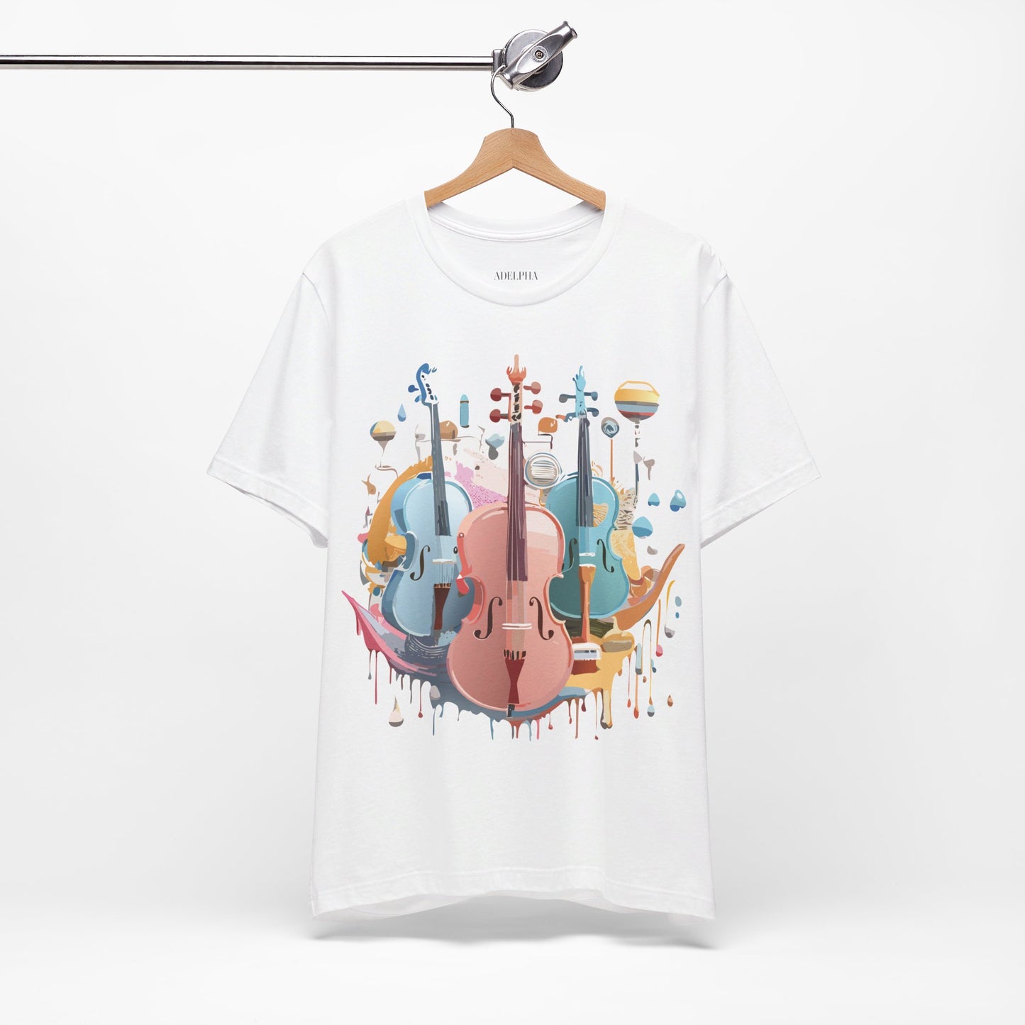 T-Shirt aus natürlicher Baumwolle – Musikkollektion