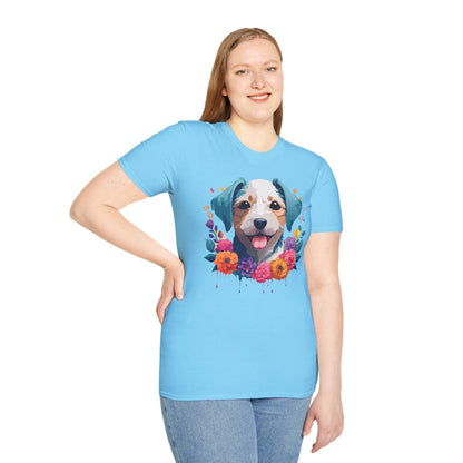 Dog Shirt Unisex Animal Tee Softstyle 64000 Gildan RingSpun Cotton