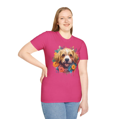 Dog Shirt Unisex Animal Tee Softstyle 64000 Gildan Cotton Tee