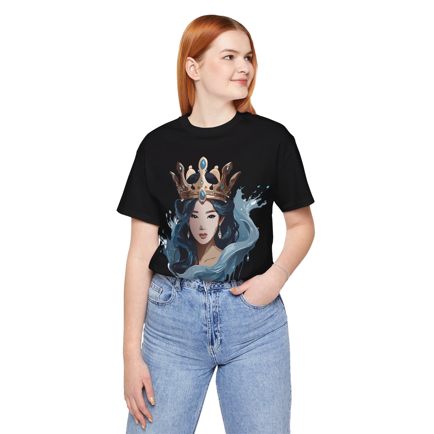 T-Shirt aus natürlicher Baumwolle – Queen Collection