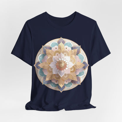 Natural Cotton Tee Shirt - Medallion Collection Printify
