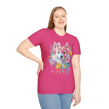 Dog Shirt Unisex Tee Softstyle Cotton Comfort for Animal Lovers