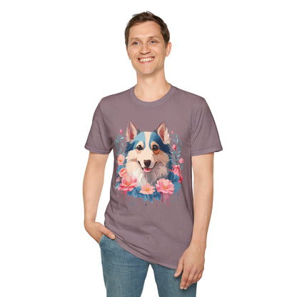 Dog Shirt Unisex Animal Tee Softstyle Cotton Lightweight Breathable
