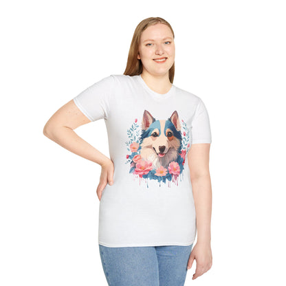 Dog Shirt Unisex Animal Tee Softstyle Cotton Lightweight Breathable