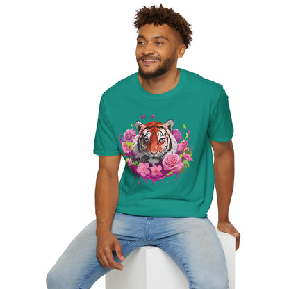 Tiger Shirt Unisex Tee Gildan Softstyle 64000 Ring Spun Cotton