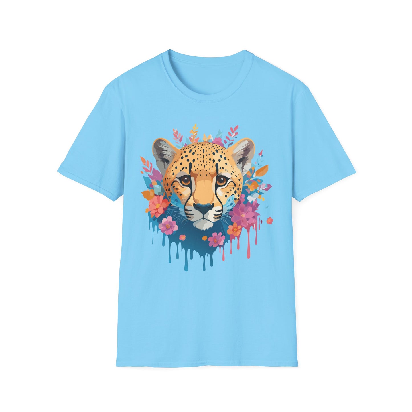 Cheetah Shirt, Shirt with Cheetah, Cheetah Tee, Shirt with Animals