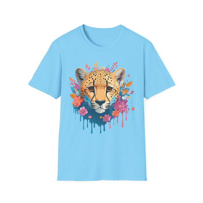 Cheetah Print Shirt Unisex Softstyle Tee Gildan 64000 Premium Comfort