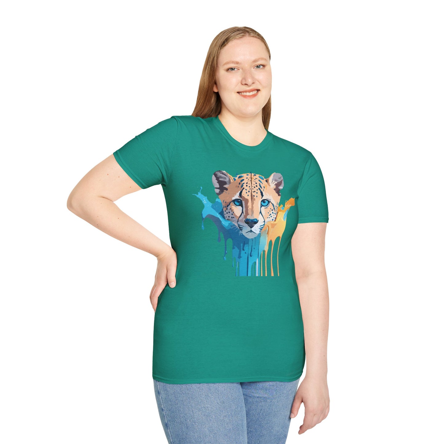 Cheetah Shirt, Shirt with Cheetah, Cheetah Tee, Shirt with Animals