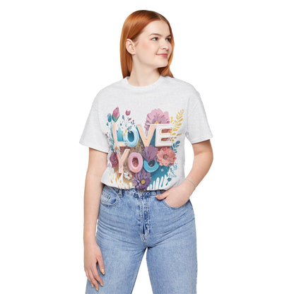 Natural Cotton Tee Shirt - Love story Collection Printify
