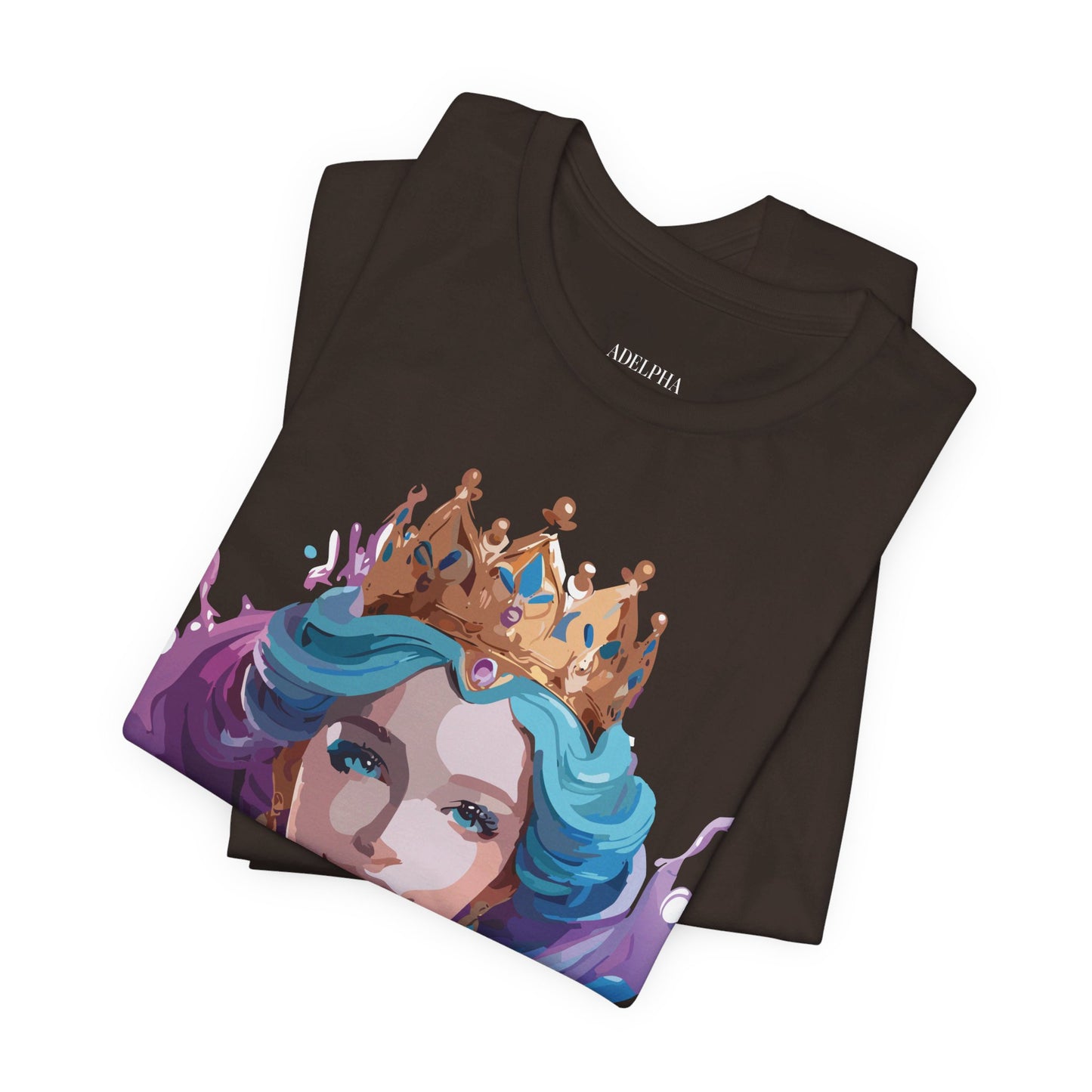 T-Shirt aus natürlicher Baumwolle – Queen Collection