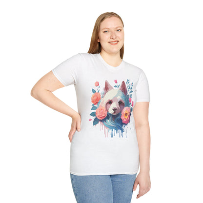 Dog Shirt Unisex Softstyle Cotton Tee Gildan 64000 With Animal Designs