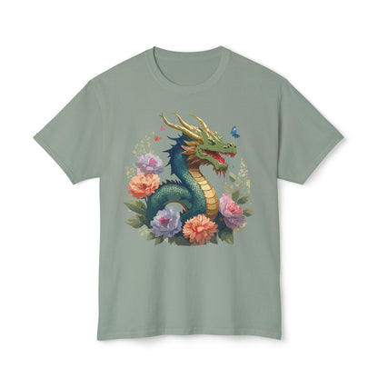 Dragon Art Print T Shirt Unisex HD Cotton Made In USA Full Color