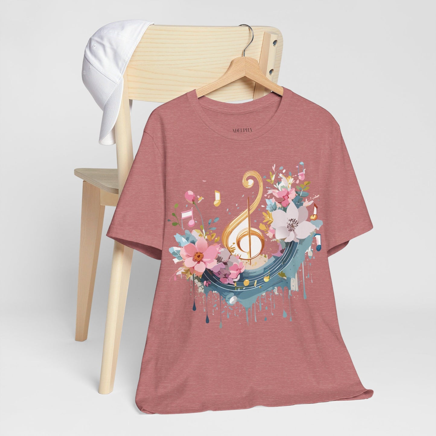 T-shirt en coton naturel - Collection Musique