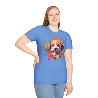Unisex Dog Shirt Softstyle Cotton Tee Gildan 64000 Animal Tee