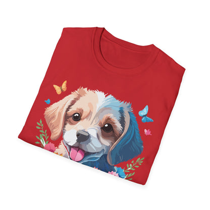 Dog Shirt Unisex Softstyle Tee Gildan 64000 100 Percent Ring Spun Cotton