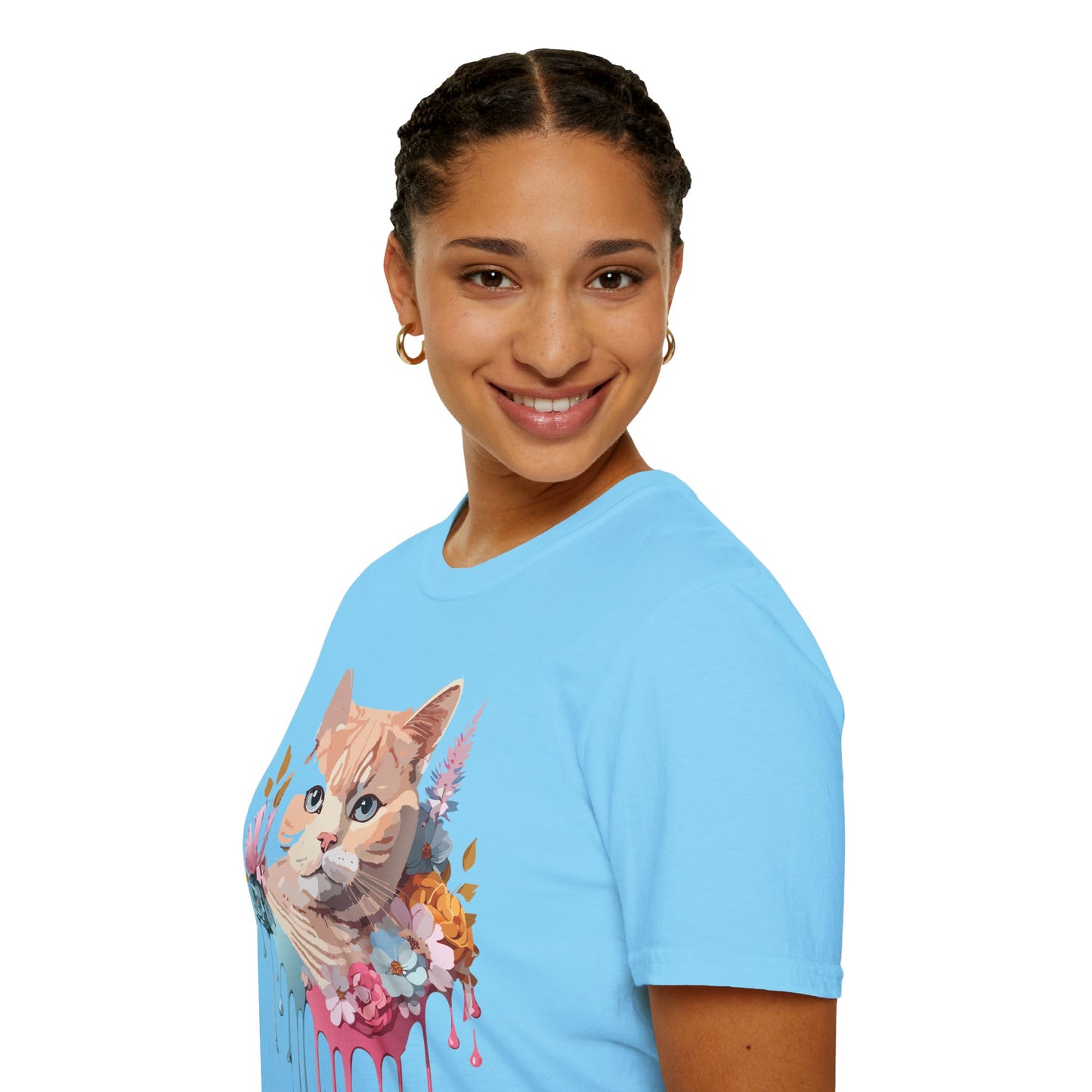 Cat Shirt, Shirt with Cat, Cats Tee, Kitten Tee