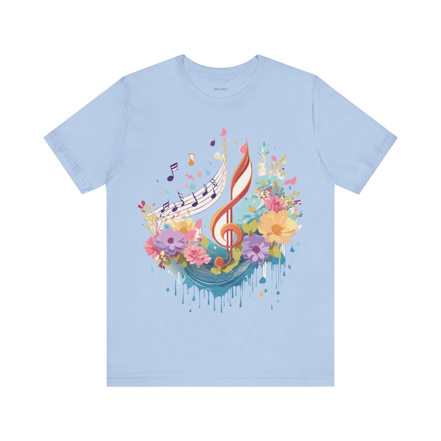 T-shirt en coton naturel - Collection Musique