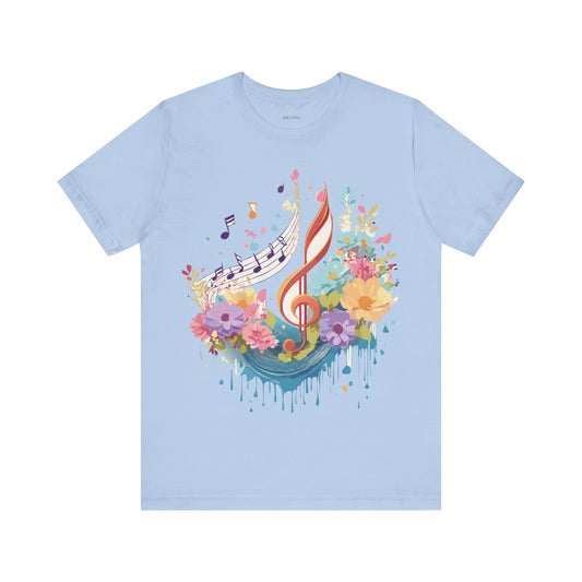 Natural Cotton Tee Shirt - Music collection