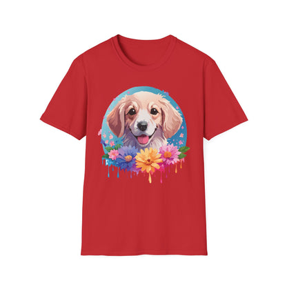 Unisex Dog Shirt Animal Tee Gildan Softstyle 64000 100 Percent Cotton