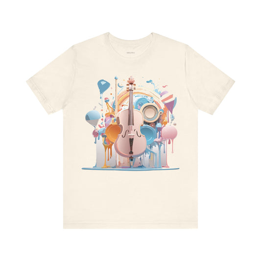 T-shirt en coton naturel - Collection Musique