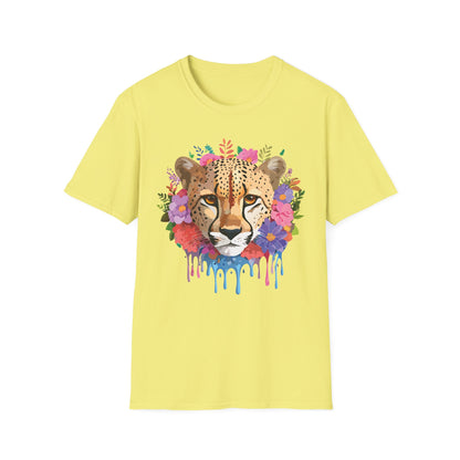 Cheetah Print Shirt Softstyle Tee Gildan 64000 100 Percent Ring Spun Cotton