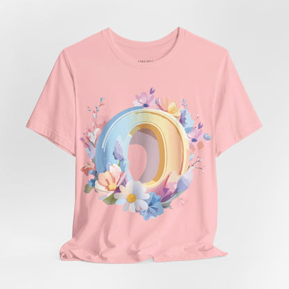 Natural Cotton Tee Shirt - Letters Collection - O Printify