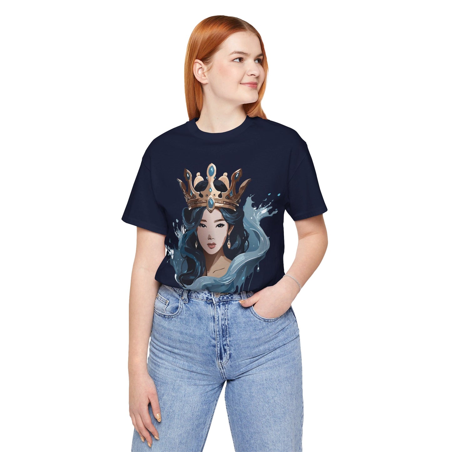 T-Shirt aus natürlicher Baumwolle – Queen Collection