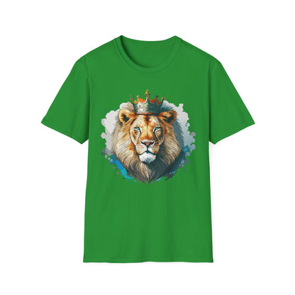 Lion Shirt Unisex Animal Tee Softstyle 64000 100 Percent Ring Spun Cotton