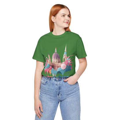 Natural Cotton Tee Shirt - Beautiful Places Collection - Vienna Printify