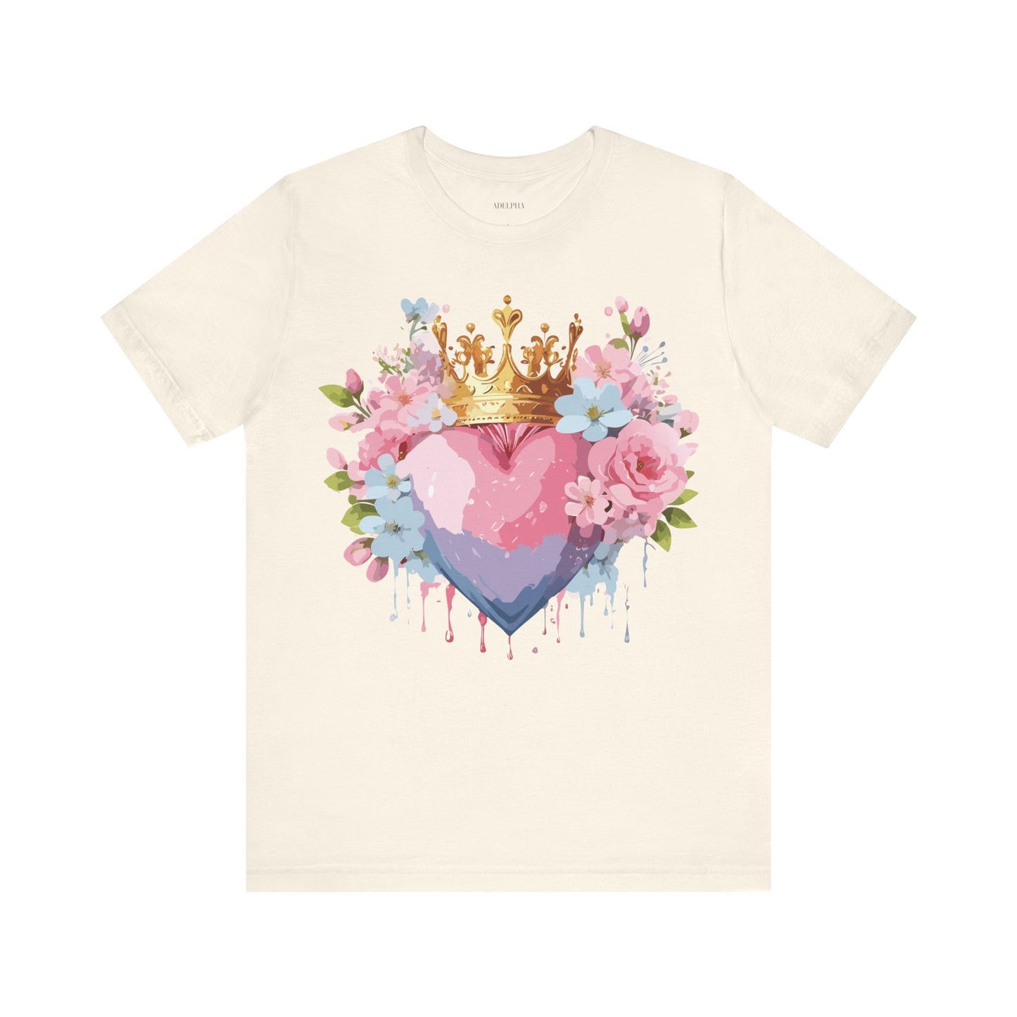 Natural Cotton Tee Shirt - Love story Collection