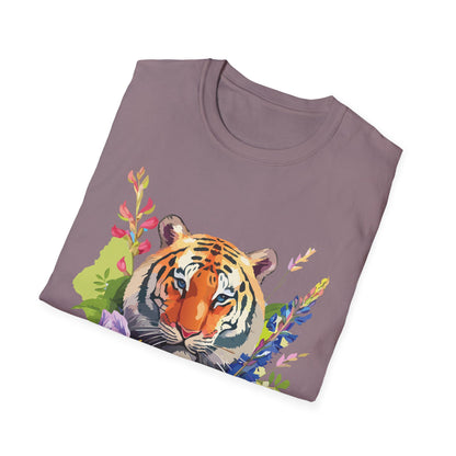 Tiger Shirt Unisex Gildan Softstyle Tee 100 Percent Ring Spun Cotton