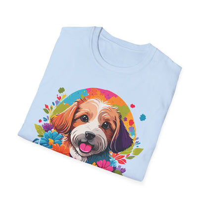 Unisex Dog Shirt Softstyle Cotton Tee Gildan 64000 Animal Tee