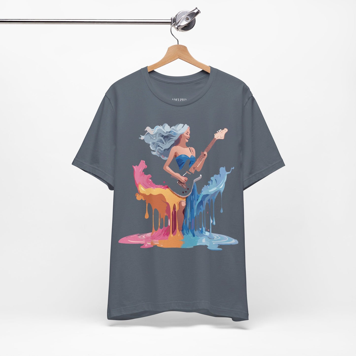 T-Shirt aus natürlicher Baumwolle – Musikkollektion