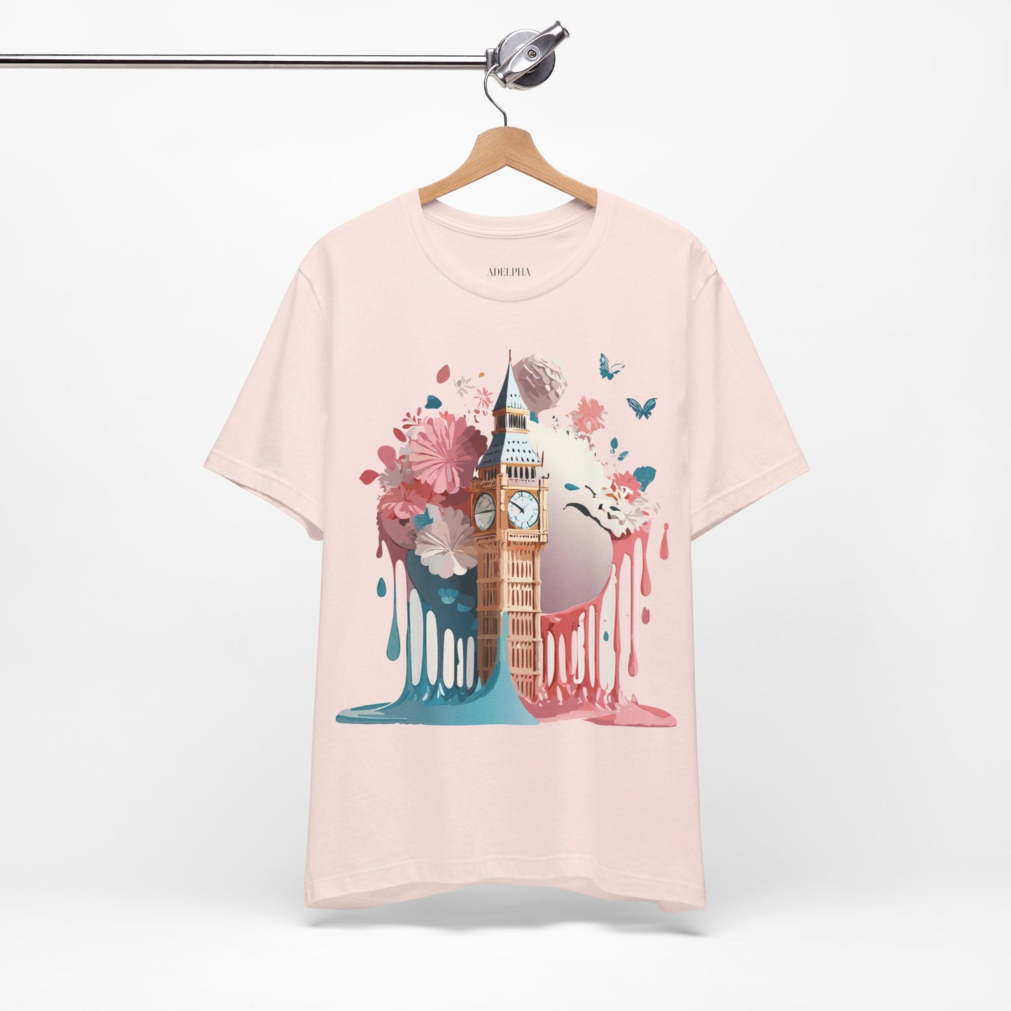 Natural Cotton Tee Shirt - Beautiful Places Collection - London