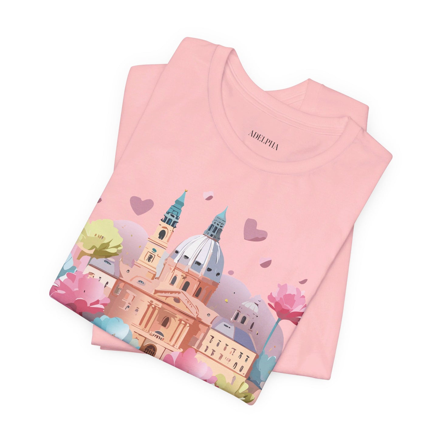 Natural Cotton Tee Shirt - Beautiful Places Collection - Prague