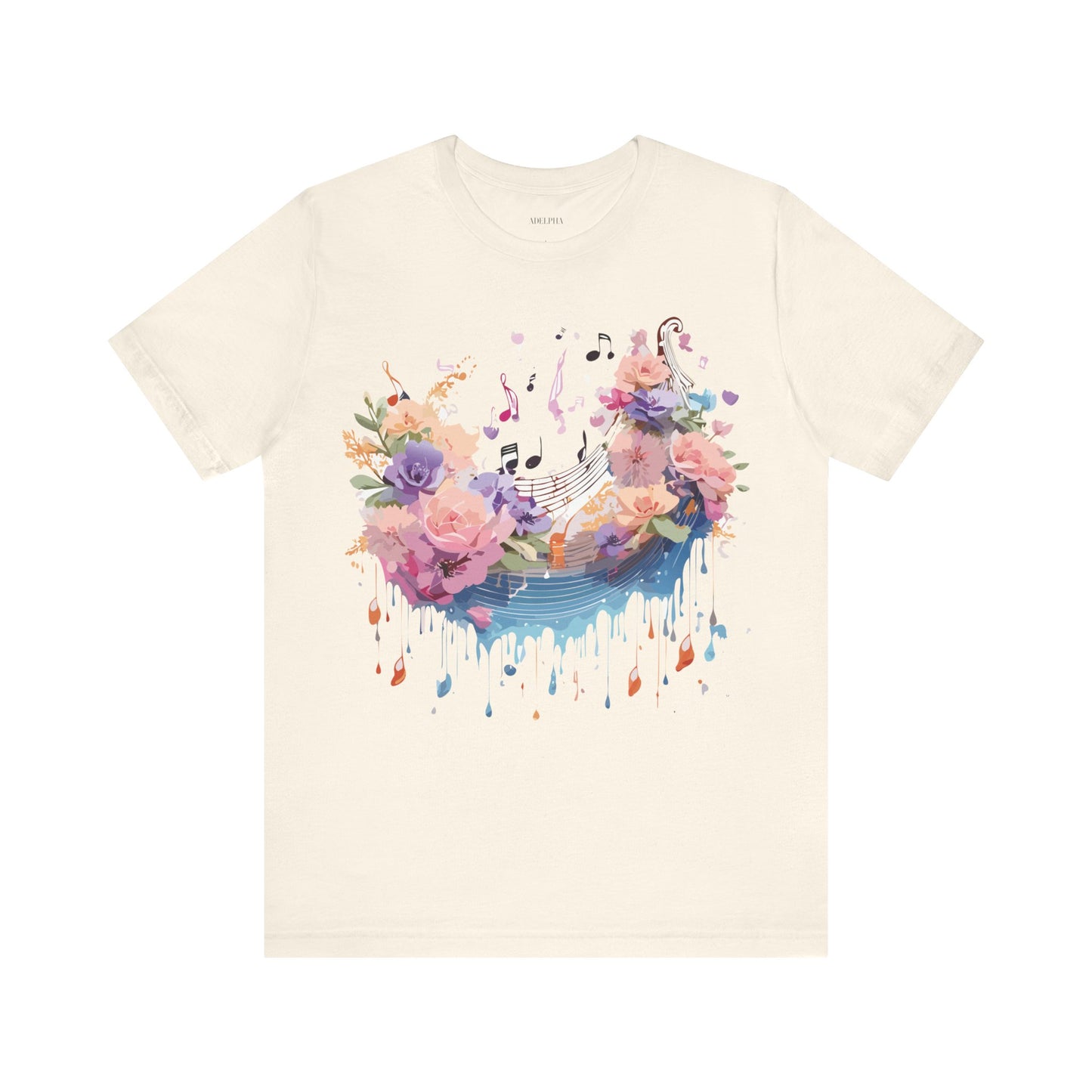 Natural Cotton Tee Shirt - Music collection