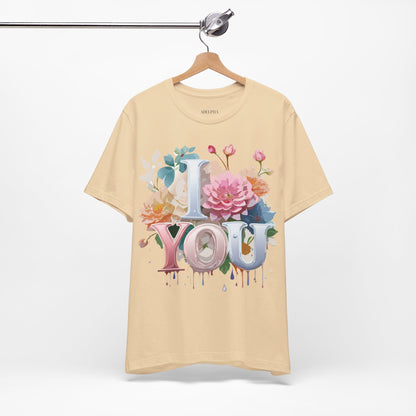 Natural Cotton Tee Shirt - Love story Collection Printify